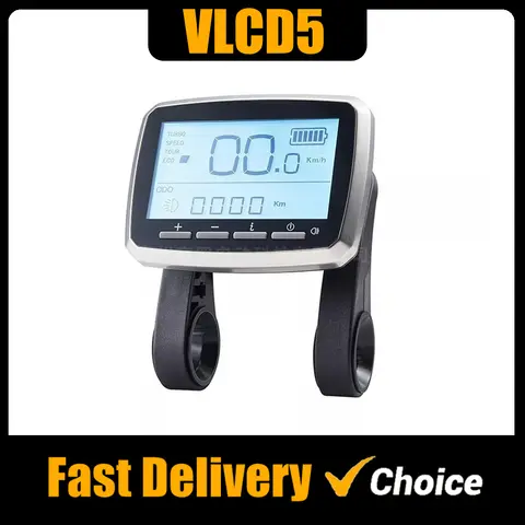 전기 자전거 VLCD5 속도 계량기 디스플레이, 8 핀 변환 컴퓨터 패널, Tongsheng 자전거 액세서리 부품