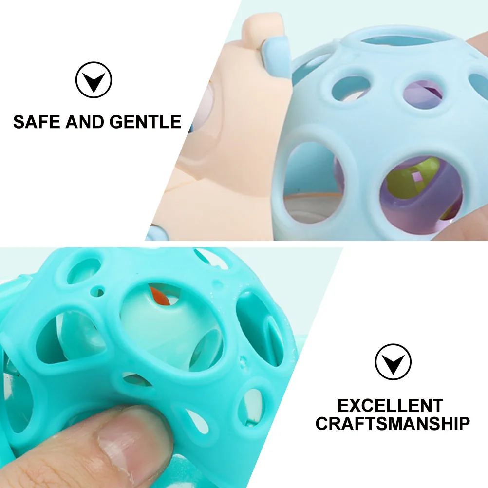 

3 Pcs Ring The Bell Car Toys for Babies Inertia Cartoon Soft Rubber Educational Boy Toddler Boys