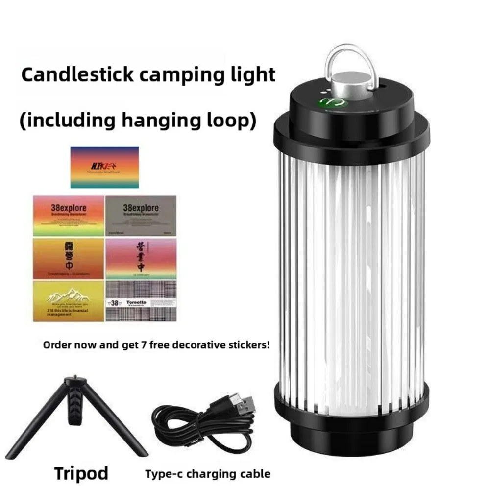 38-LED Outdoor Camping Tent Light: Compact Sticker-Type,Portable Ambient Light with Strong Magnetic Adsorption&Long Battery Life
