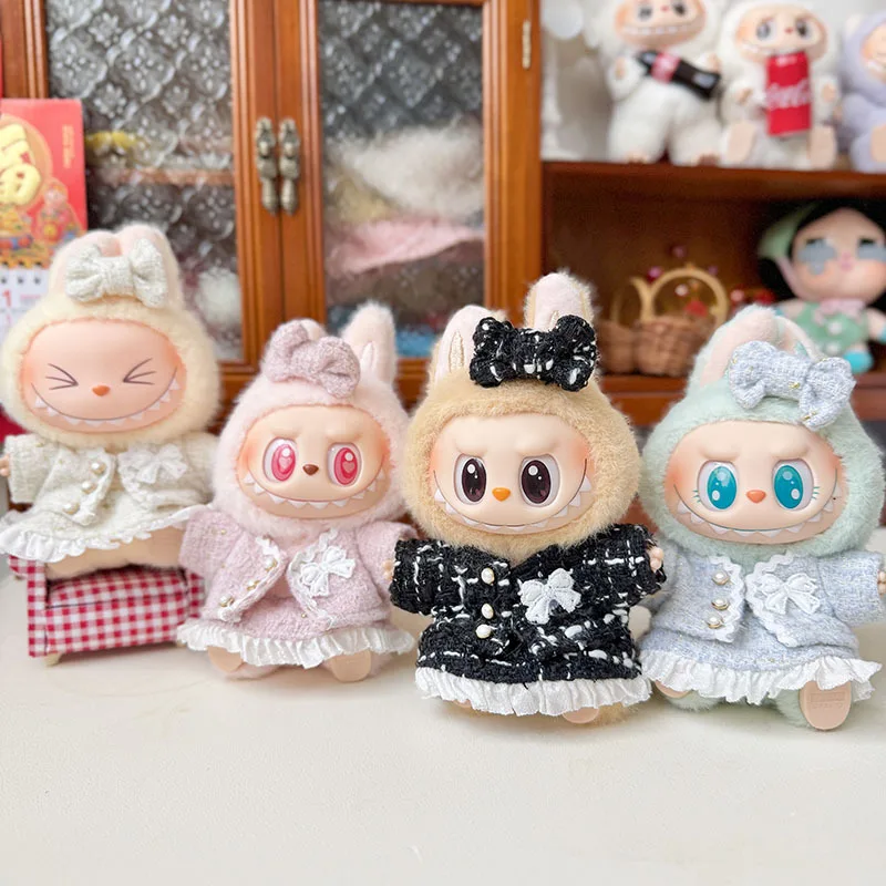 لملابس الدمية إكسسوارات الزي لكوريا Kpop Exo Labubu V2 Idol الخريف والشتاء مجموعة ملابس جميلة هدية