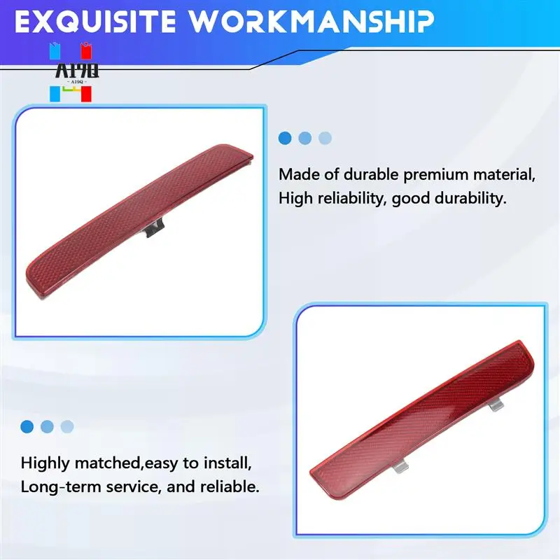 

A19Q-Bumper Reflector Rear Bumper Taillight Reflector For Land Rover Range Rover L322 Freelander LR2