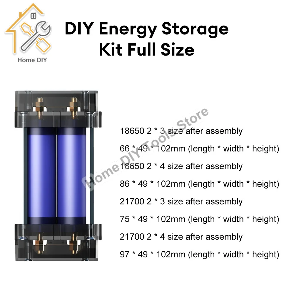 18650 21700 Unlimit Stitching High Capacity High Current Pure Copper Post DIY Lithium Battery Holder Energy Storage Bracket