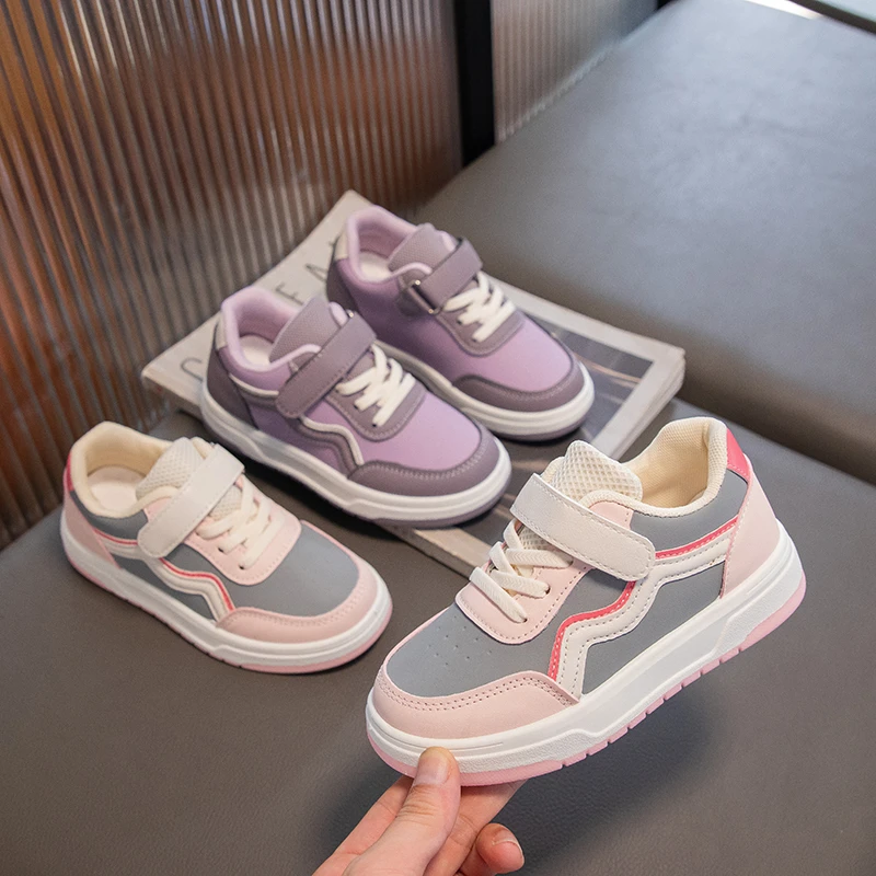 

Fashion Children's Sports Shoes 2025 Autumn New Board Low Top Board Shoes Fashion Trendy Girls' Versatile Casual Shoes