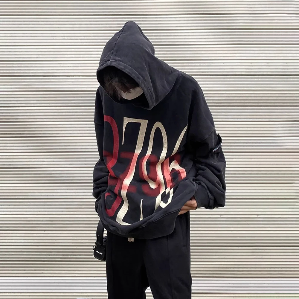 

Mens Handsome hoodie Autumn Casual Motorcycle Jacket Retro High Street Popular Contrast Color Stitching Leather Jacket