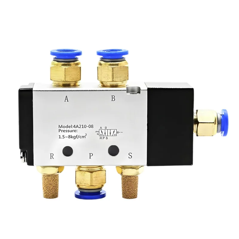 High-quality 4A110-06 4A210-08 4A310-10 4A410-15 Two-Position Five-Way Air Control Reversing Valve 1/8