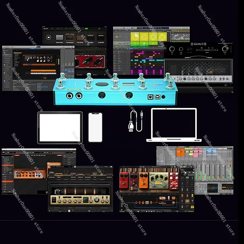 

Педаль контроллера MIDI Captain Midi Педаль Neural/DSP/kpp