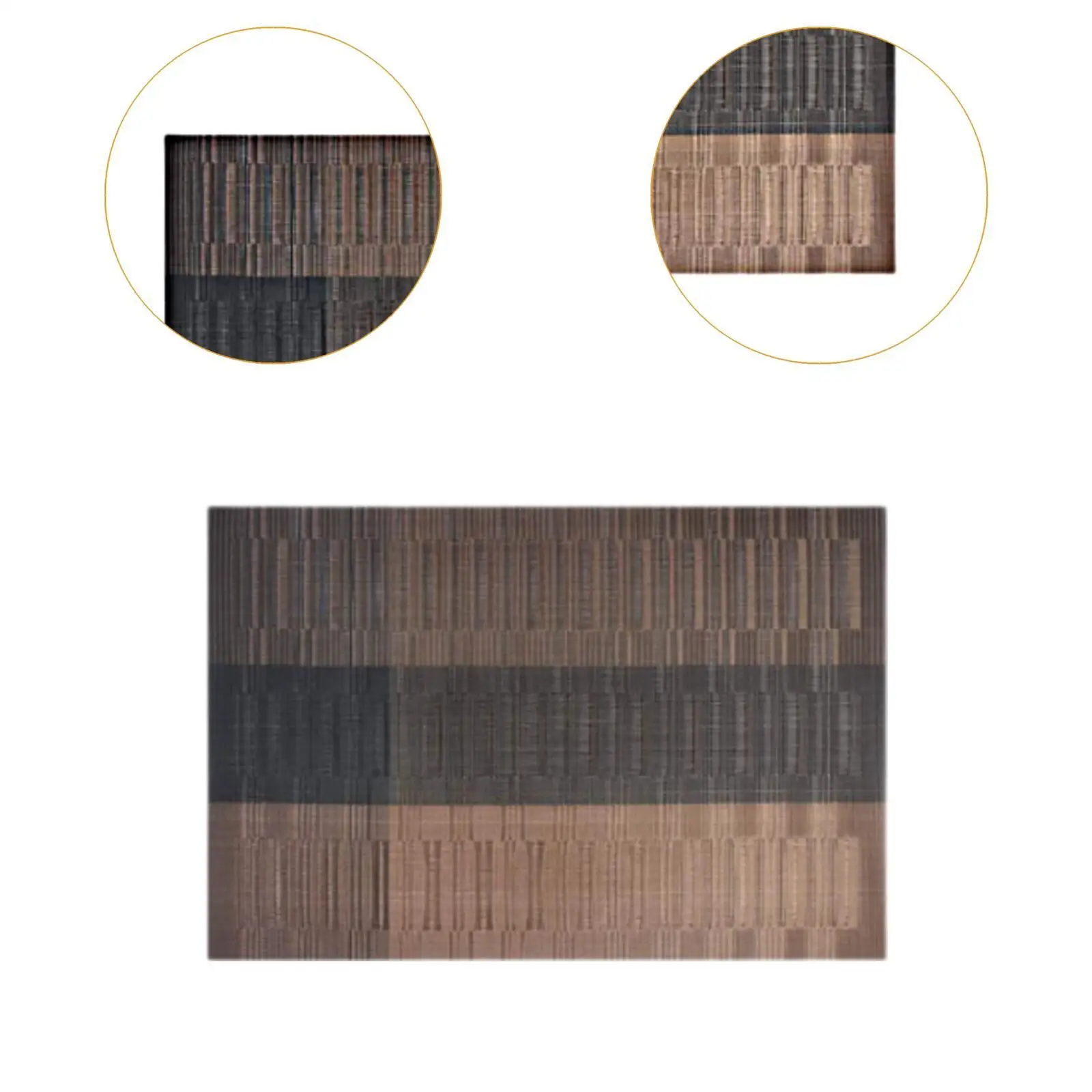 Kitchen Placemat Woven Rectangle Table Mat for Tables Restaurant Farmhouse