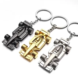 Модный брелок для гоночного автомобиля Formula 1, Стайлинг автомобиля, брелок для ключей, кольцо для VW Golf Renault Klod Skoda Octavia Ferrari