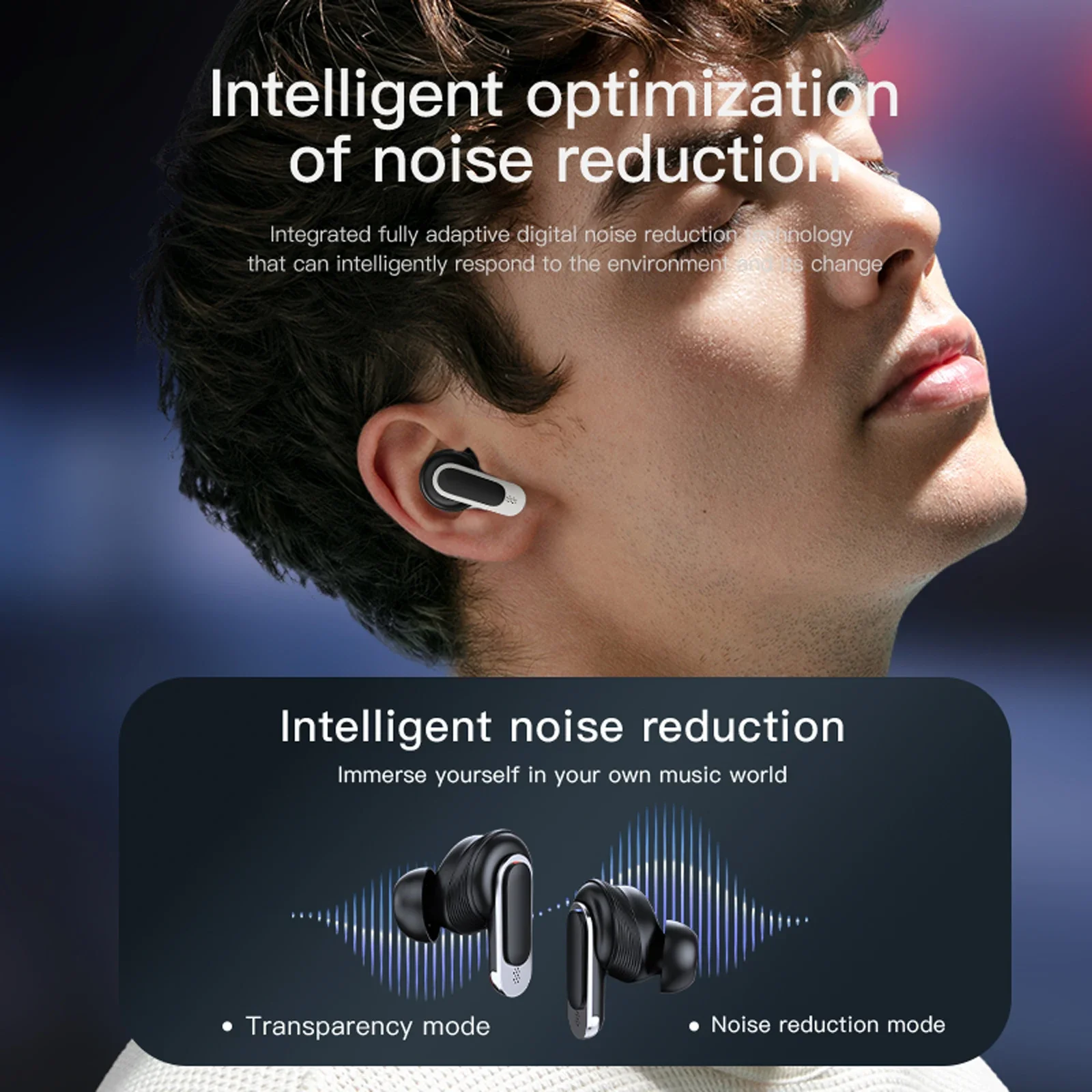 True Wireless Earphones Bluetooth Active Noise Cancelling Bluetooth Headphones TWS Earbuds Sports Headset for tour pro 2 3 max