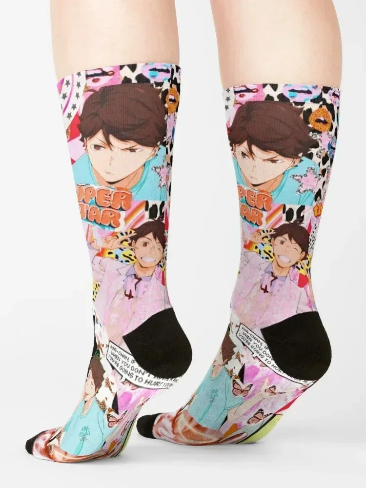 oikawa Socks Crossfit essential christmas gifts Men's Boy Child Socks Women's