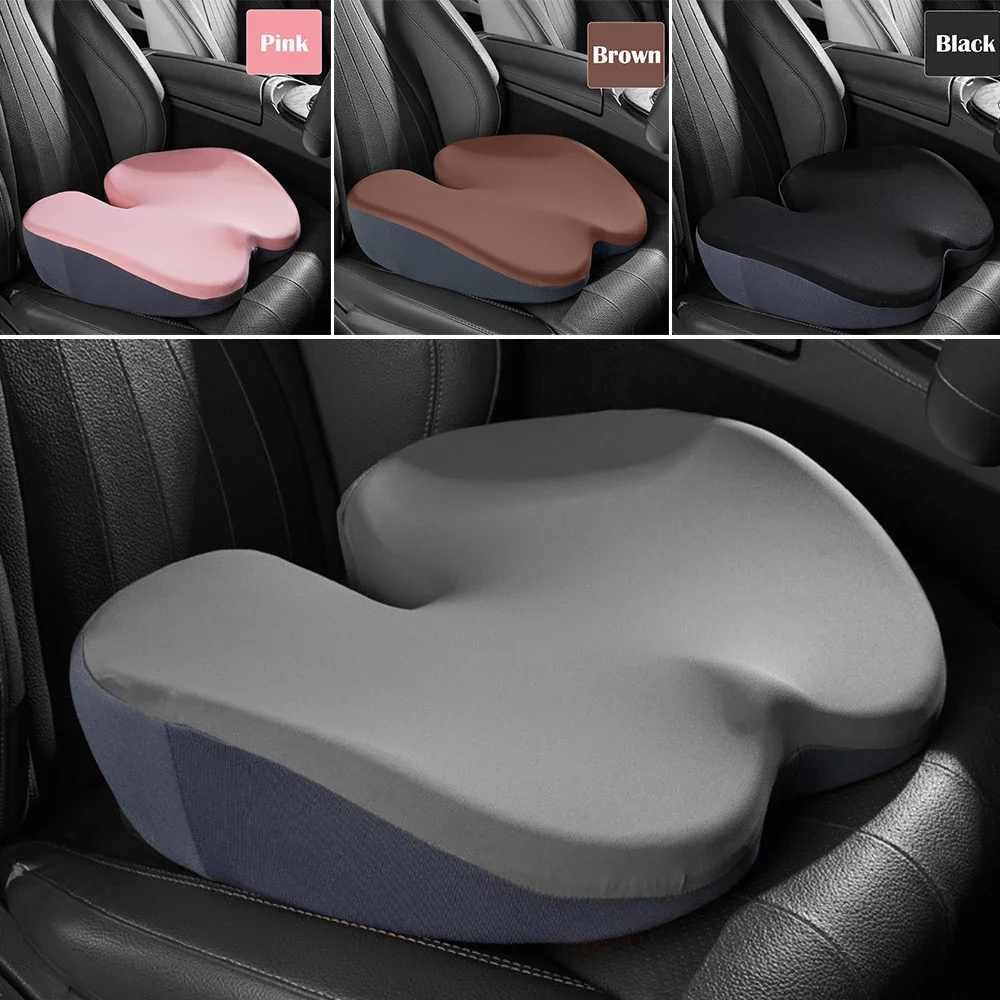 

Non-Slip Memory Foam Seat Cushion for Tailbone Sciatica Back Pain Relief Orthopedic Car Office Chair Cushion Wheelchair Support