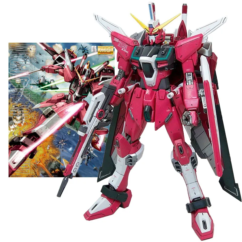 

Bandai GUNDAM Anime Model MG 1/100 ZGMF-X19A JUSTICE GUNDAM Action Figure Assembly Model Doll Toys Gifts for Children