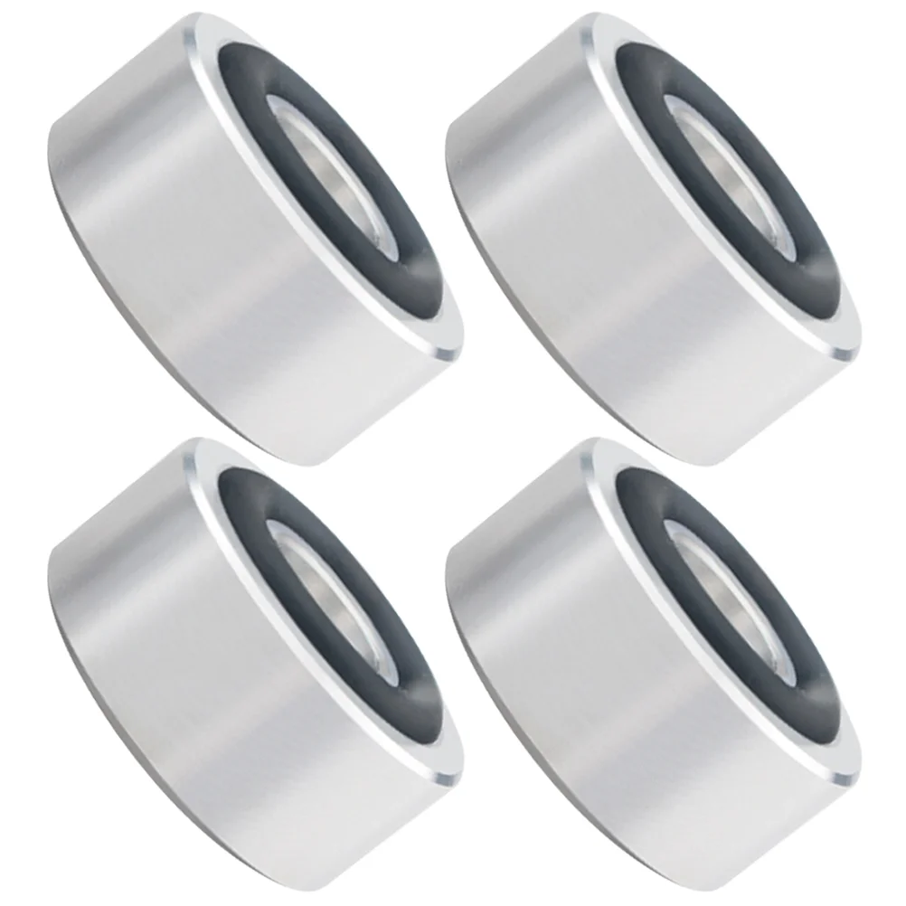 4 Pcs Speaker Spikes Pads Shock Absorber Feet Isolation for Amplifier Equipment Silver Speakers