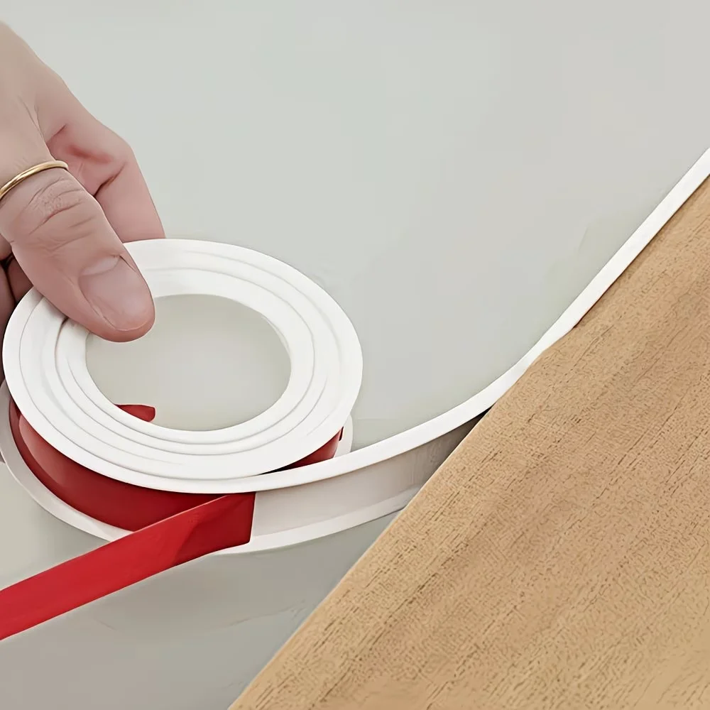 

1PC 5m/196.85inch U-Shape Edge Banding Self Adhesive Edge Protector for Furniture Flexible Veneer Furniture Corner Guards Cabine