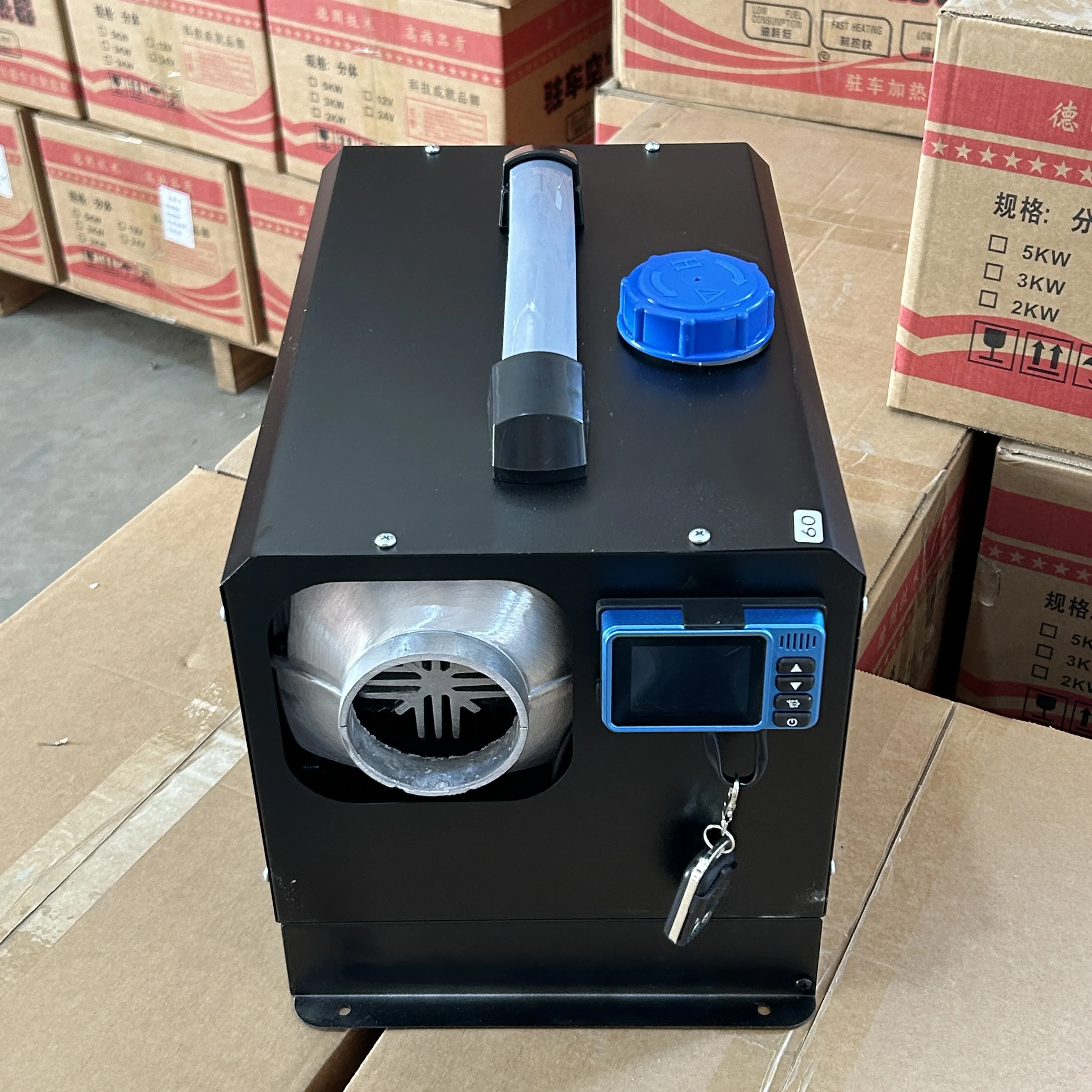 クラシックブラックパーキングヒーター 3in1 ヒーター 12v 24v 220v ディーゼルパーキングヒーター