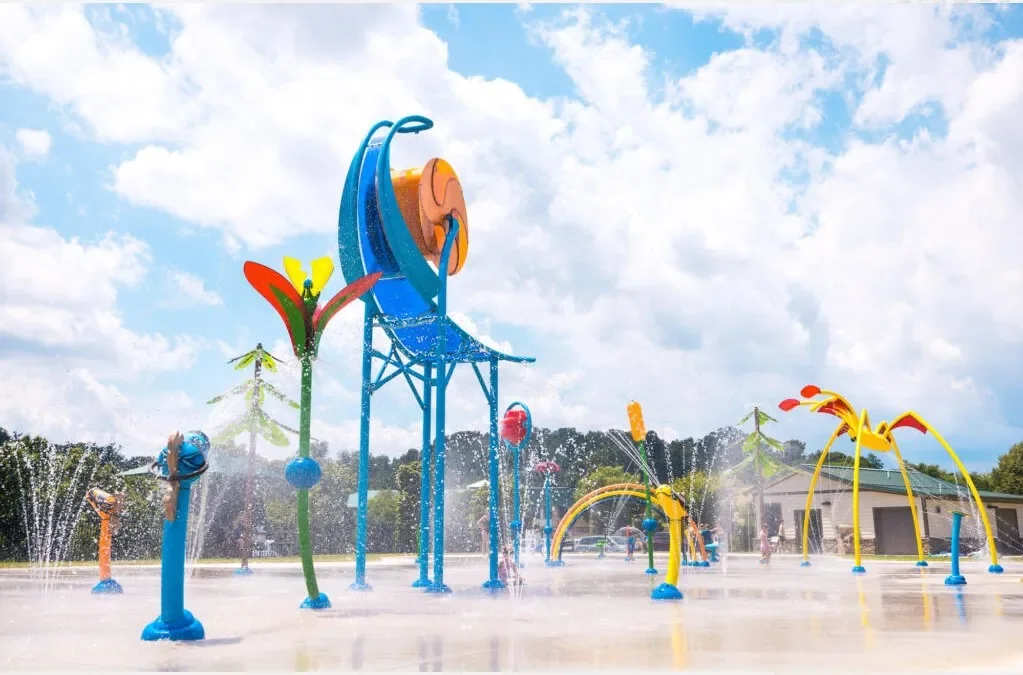 

Amusement Summer Swimming Pool Plastic Customized Outdoor Playground Slides Water Park Equipment for Adults