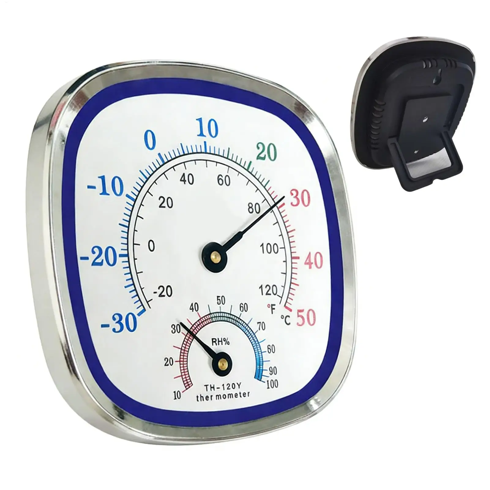 Medidor de temperatura interior, medidor de humedad para el hogar, termómetro e higrómetro 2 en 1 Celsius/Fahrenheit para el hogar, oficina, biblioteca