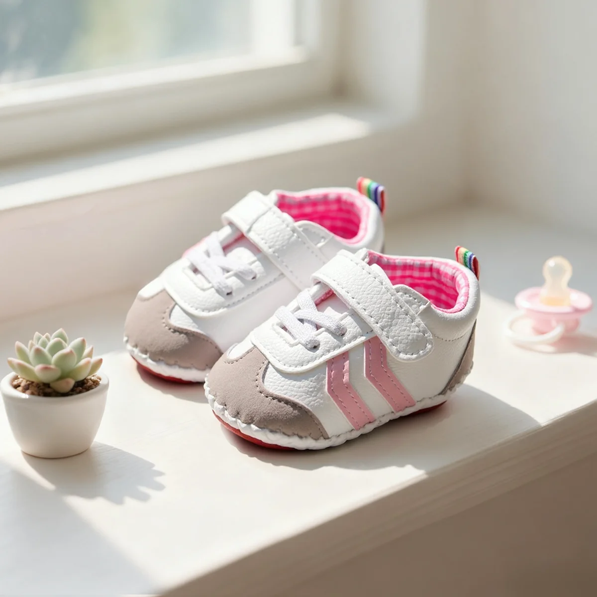 

Классические детские повседневные кроссовки в полоску, модные универсальные спортивные кроссовки для малышей, первые ходунки, резиновая мягкая противоскользящая подошва, 4 цвета