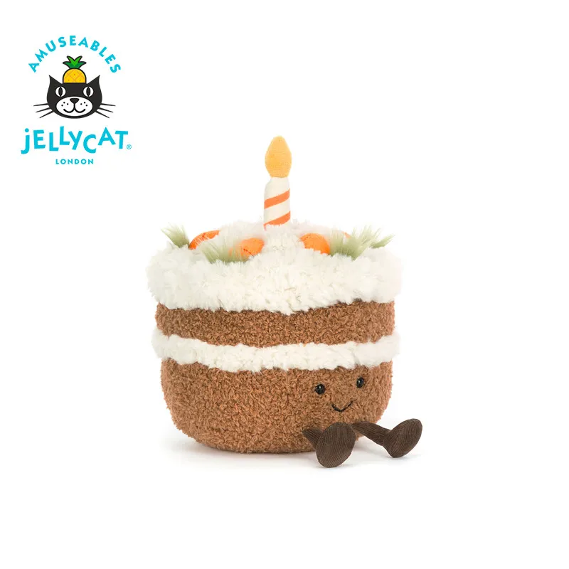 

【Birthday Gift】Jellycat Fun Carrot Cake Plush Toy Doll 2026 Spring/Summer New Arrival