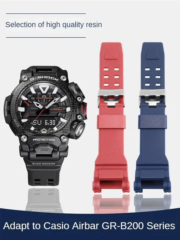 Alternative C-a-s-i-o Airbus G-SHOCK Series Astronaut GR-B200 Waterproof Resin Silicone Watch Strap Accessories