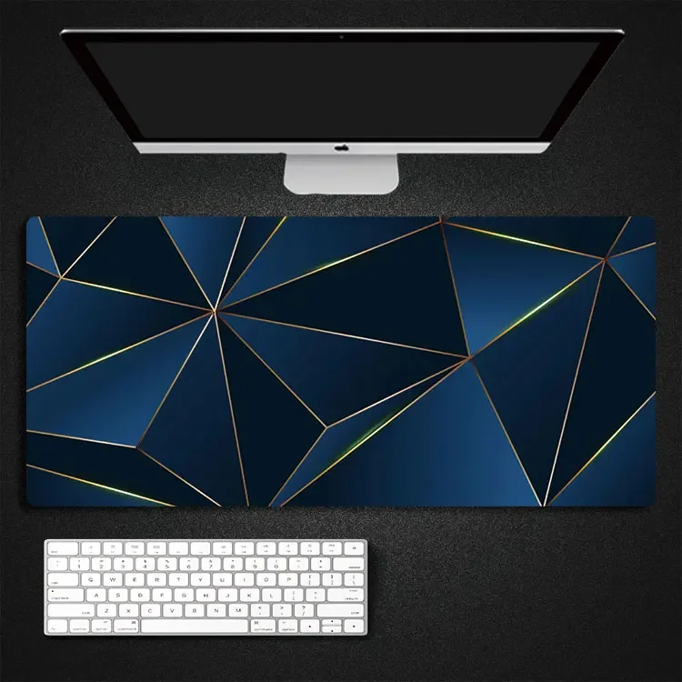 

Большой коврик для мыши с геометрическим рисунком, большой коврик для игрового стола XXL, коврик для компьютерной клавиатуры, студенческий письменный стол, коврик для мыши 900x400, подушка для стола