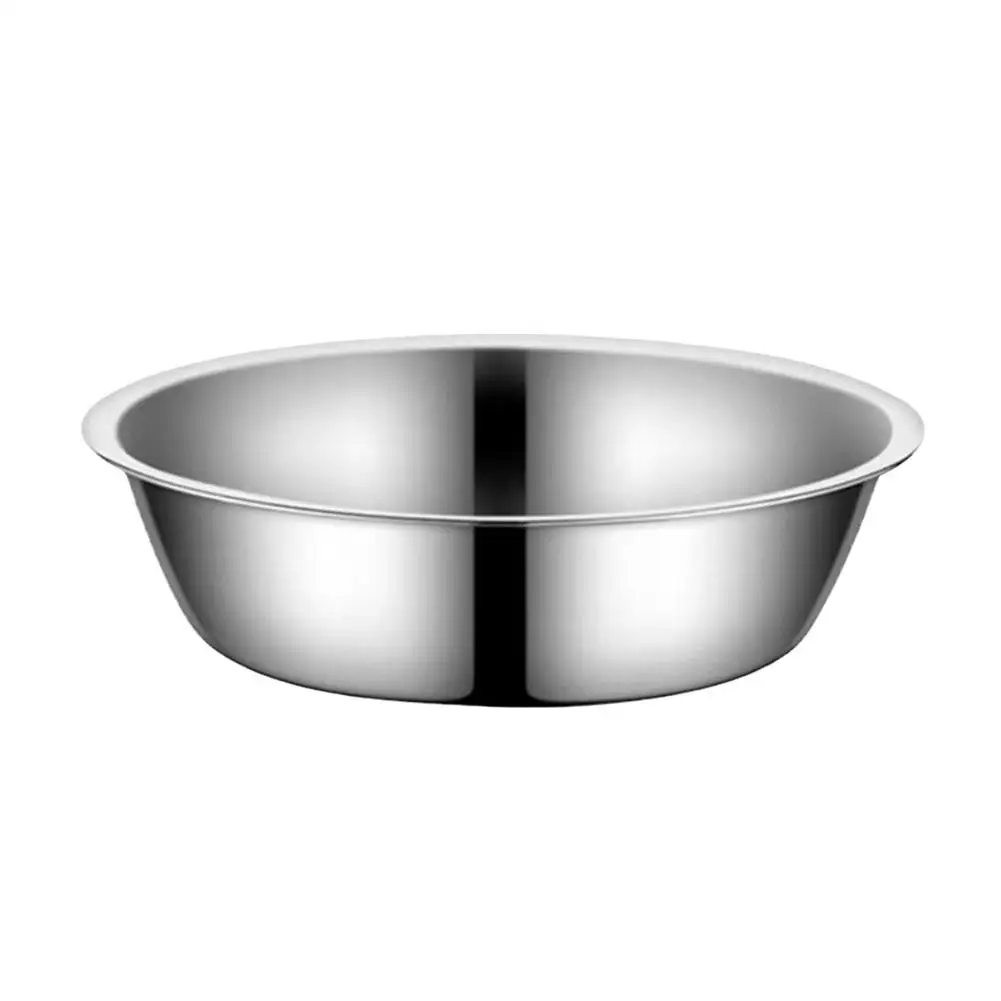 Stainless Steel Pet Bowl, Dog And Cat Food Bowl, Thickened Not Anti-fall, Deform, 1pcs Non-slip Clean Bowl, To Easy Easy To D5W1