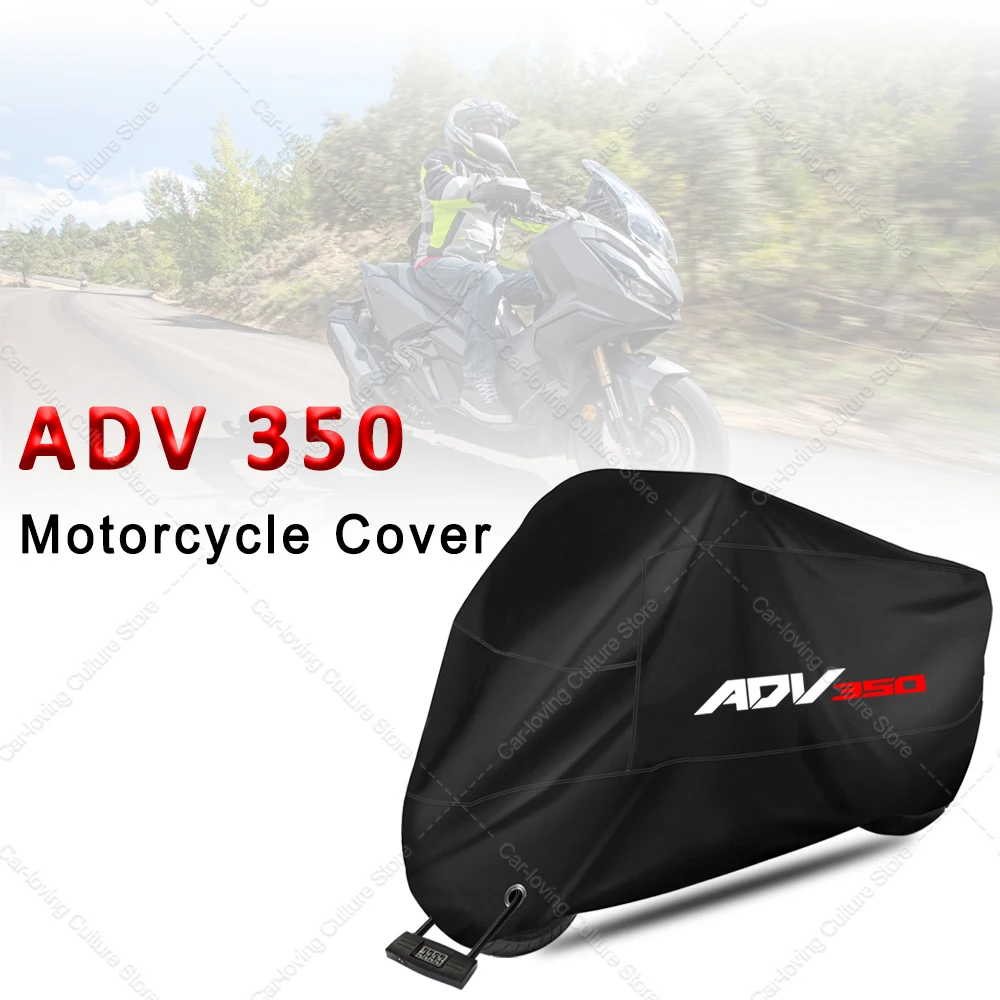 

Motorcycle Accessories Motorcycle Cover for All Seasons Outdoor Rain Dustproof UV Protector Covers For ADV 350 （265*105*125）