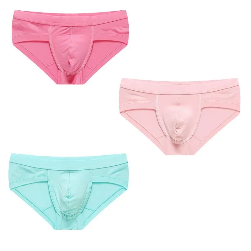 Men's Panties Modal Briefs Low Waist Sexy U Pouch Underpants Bag Men Underwear Small Boxer Shorts Masculina Sexy Trunks Panties