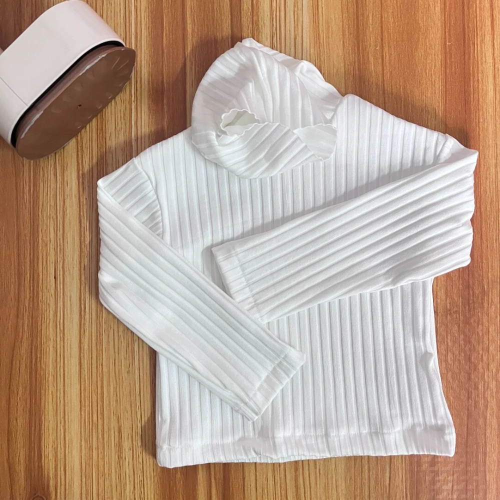 

1/3 Doll's Clothes for 75/77cm Male Bjd Doll Play House High Collar Long Sleeve Knitted Shirt Dress Up Doll Accessories, No Doll