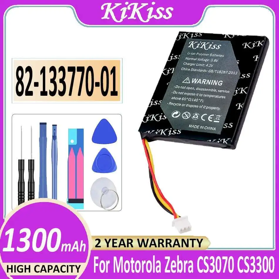 

1300mAh Lightweight Battery 82-133770-01 For Motorola For Zebra CS3070 CS3300 Good Low-Temperature Performance