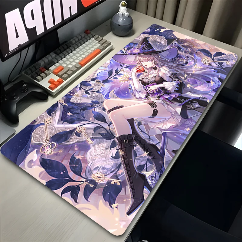 

Mouse Pad Laptop Gamer Non Slip Kawaii Mousepad PC Anime Girl Herta Desk Mat Honkai Star Rail Keyboard Pad Gaming Cute Mouse Mat