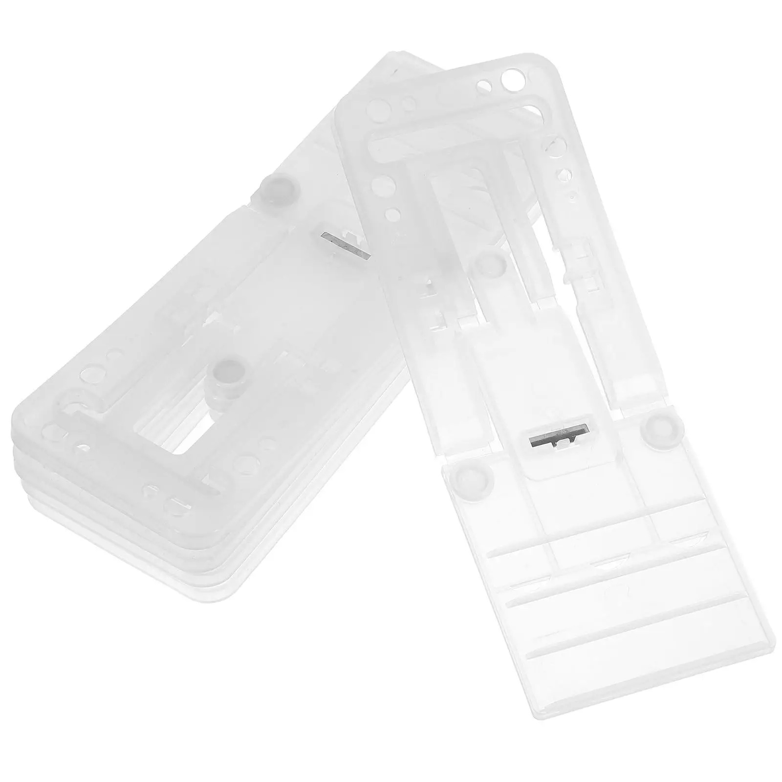 

5 Pcs Rack Support Bracket Book Display Stand Shelf for Vendors Food Figurine Plastic Corner Brace