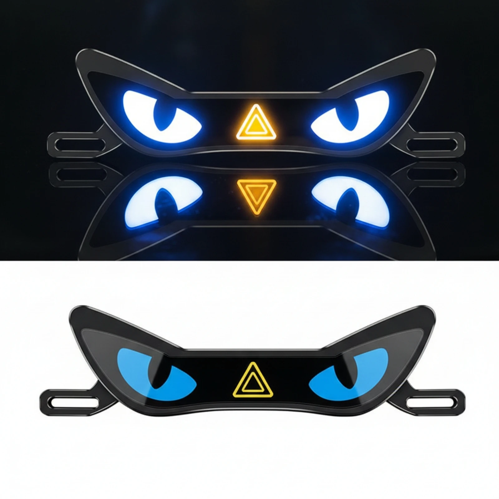 License Plate Light with Eye Design Decorative Motorcycle License Plate Light Lighting Compact Bright for Motorcyclists