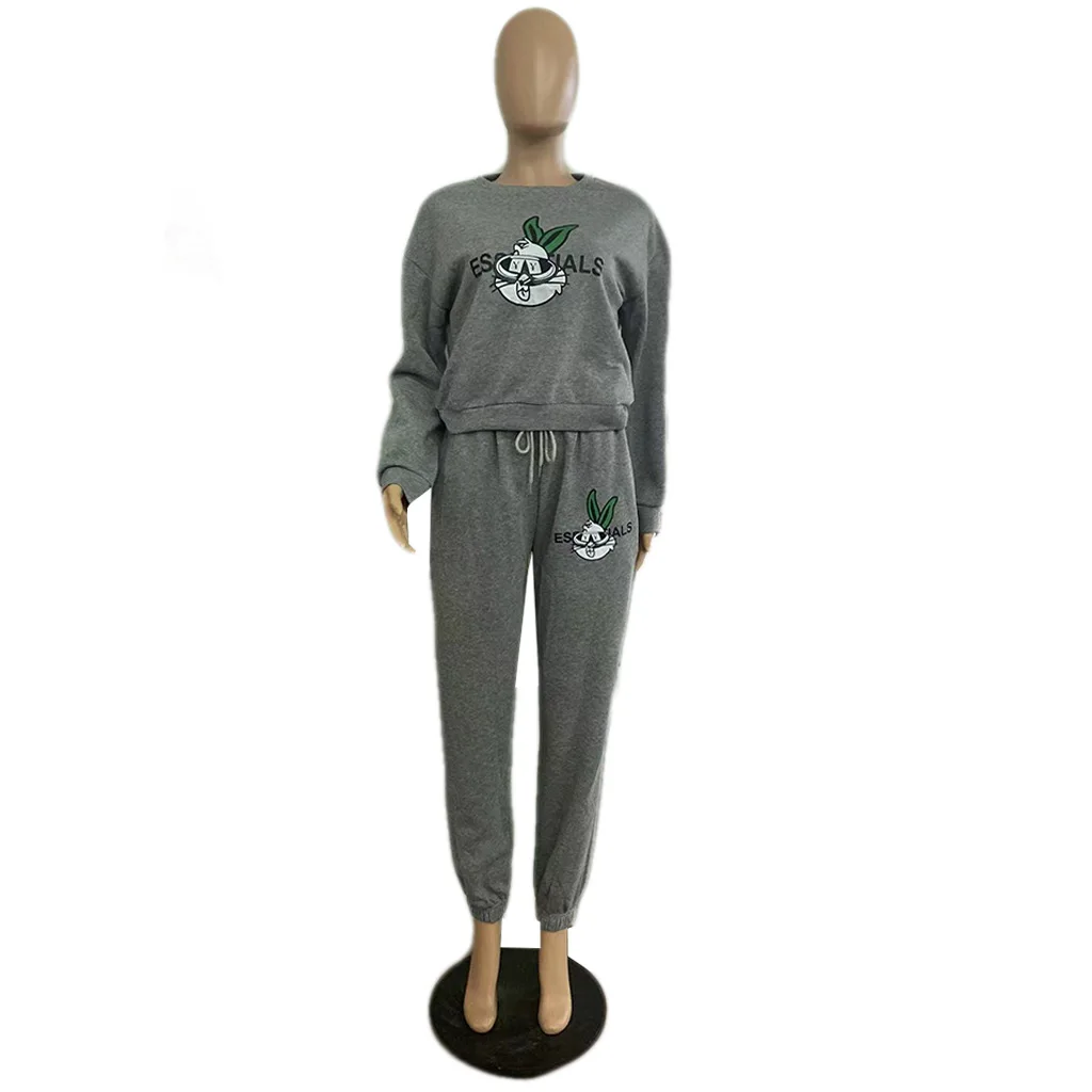 Women Tracksuits Joggers Two Piece Set Elegant 2 Pieces Sets Outfit Sweatsuits 2023 Women Fall Winter Fall Two Piece Pant Sets