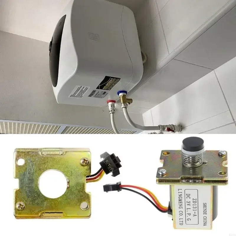 3V Universal Gas Water Heater Solenoid Valves Electric Heater Electromagnetic Valves Gas Water Heater Accessories 87HA