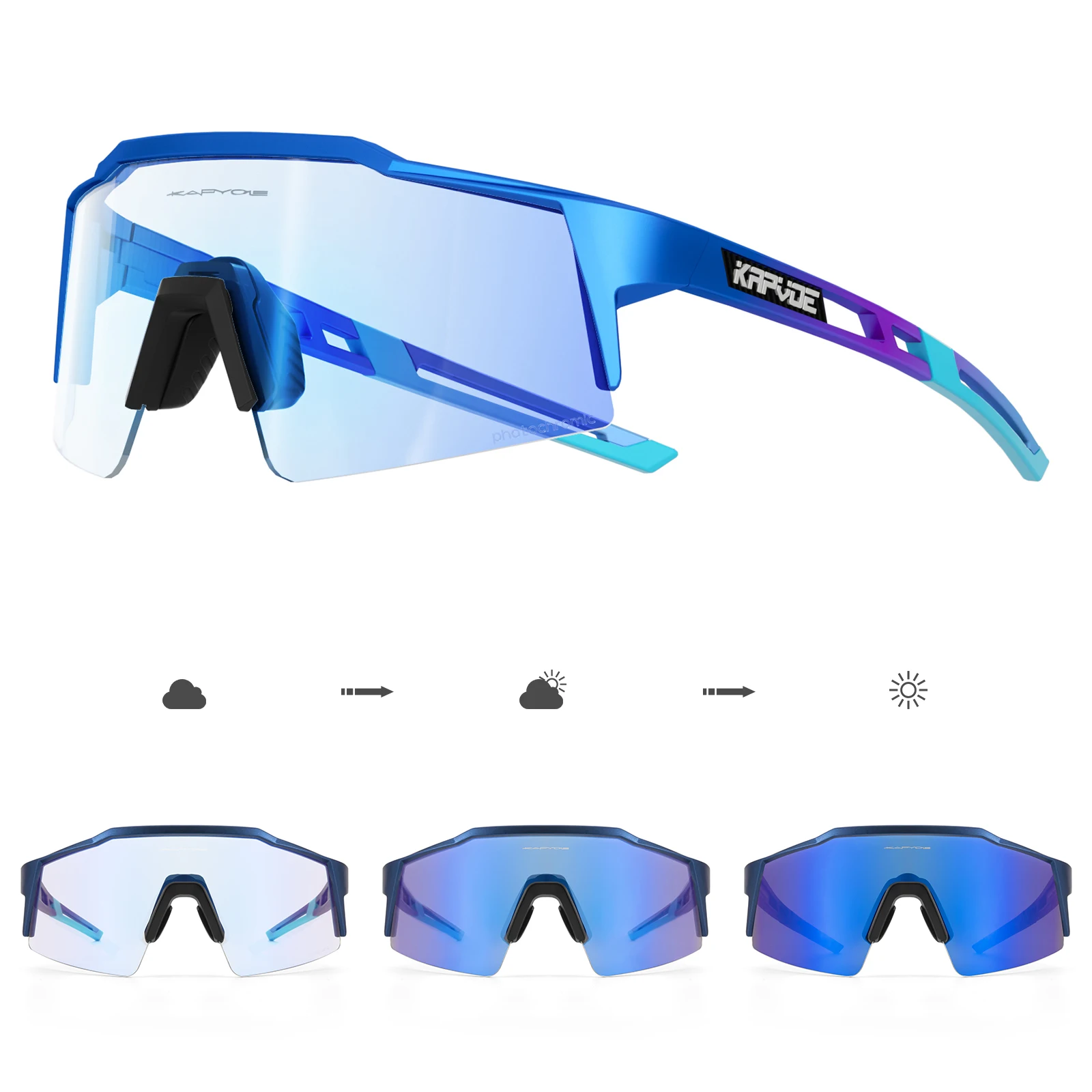 Lunettes de soleil de sport Kapvoe 3