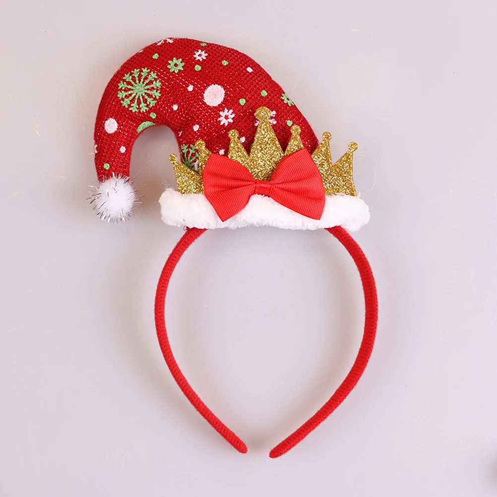 

4Pcs Christmas Hair Hoops Premium Material Comfortable Headwear for Party Supplies Cosplay Fun Festival Gifts Hair Hoops