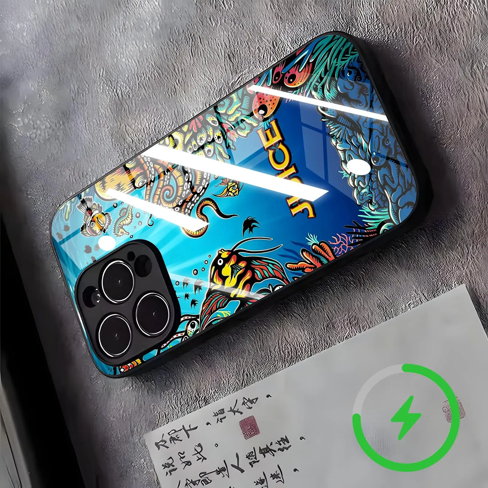 Funda Magnética para Teléfono M-MonsterES con Diseño de Moda para iPhone 17 16 16e 15 14 13 12Plus Mini Pro Max, Carcasa Magnética de Vidrio
