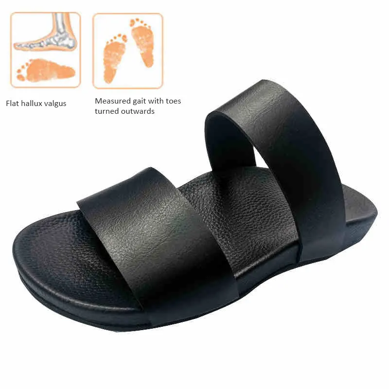 Niudeng X Leg Arch Support Flat Foot Female Summer Correction Foot Eversion shoes Outside Eight-character Positive Sandals