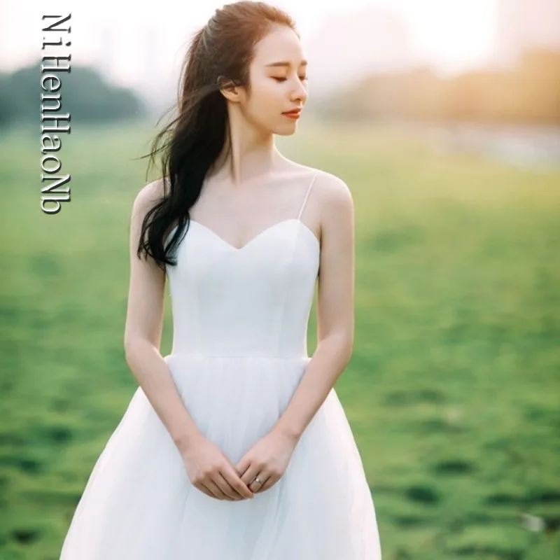 Séance Photo Robe De Mariée 2025 Robe De mariée Robe De mariée longueur au sol robes De Novia Robe De mariée