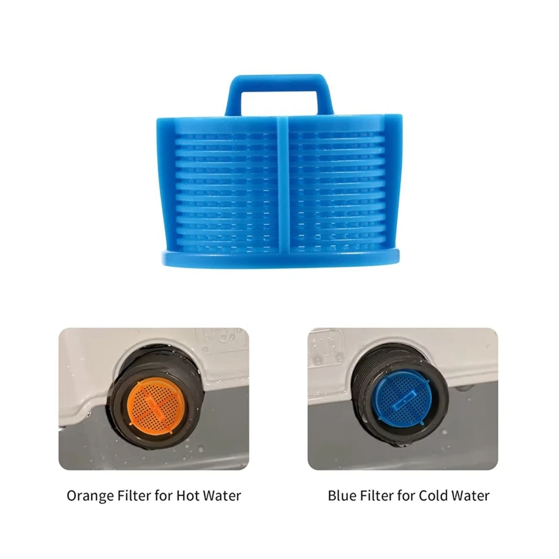 M11K-8Pcs AGM73269501 Washer Water Inlet Valve Filter Screen Replacement,Water Hose Inline Filter Replaces AP5202486