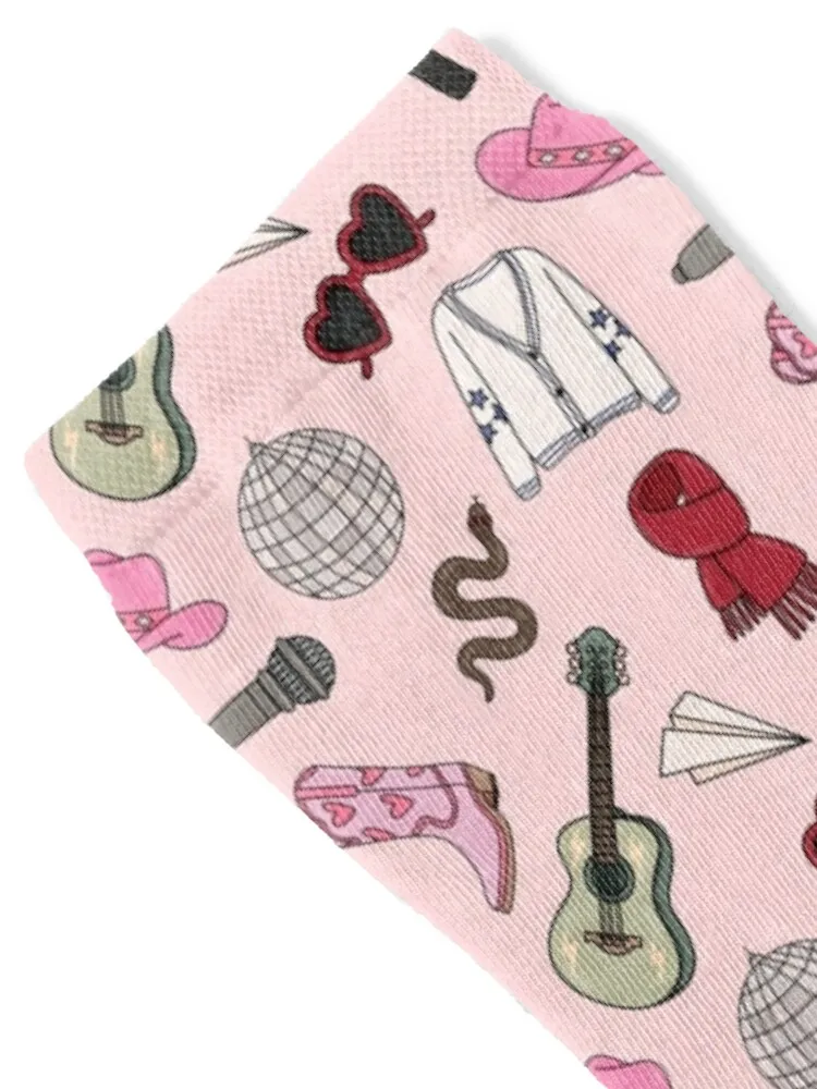 Eras Icon Pink Socks new in's funny gift cool christmas gifts Women's Socks Men's