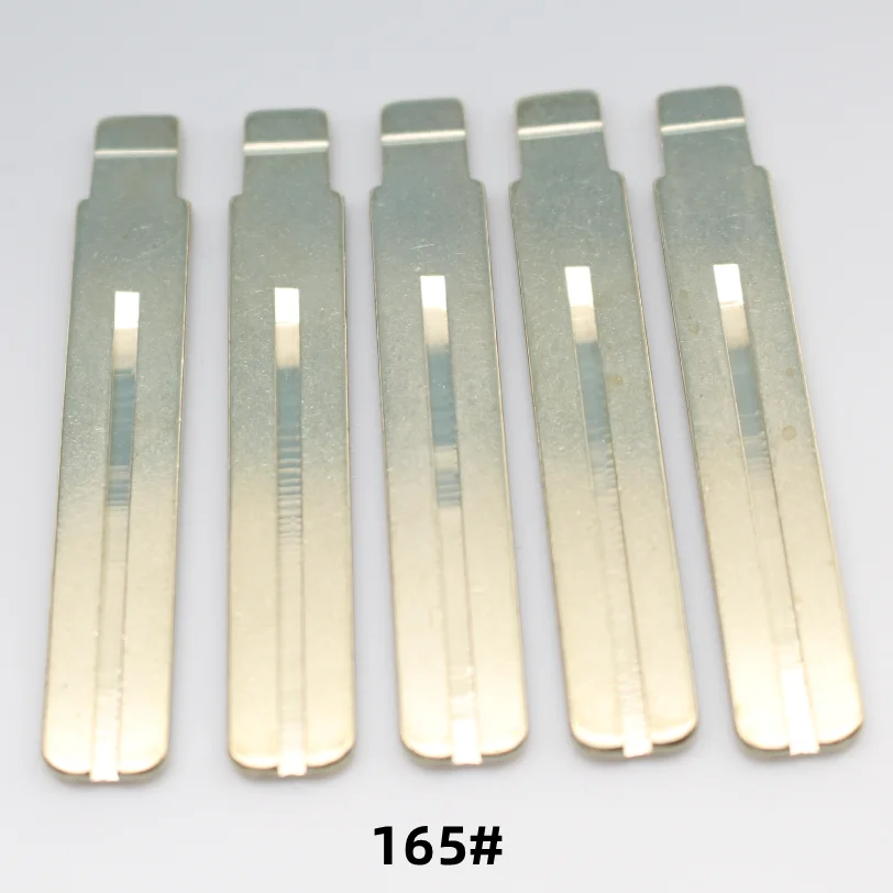 OEM 50Pcs 165# Thickness: 1.8mm Metal Blank Uncut Remote Key Blade For Toyota For Lexus For Keydiy KD Xhorse