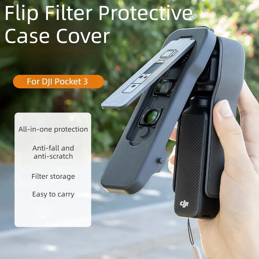 Protective Shell Cover For DJI OSMO Pocket 3 Flip Design Pla