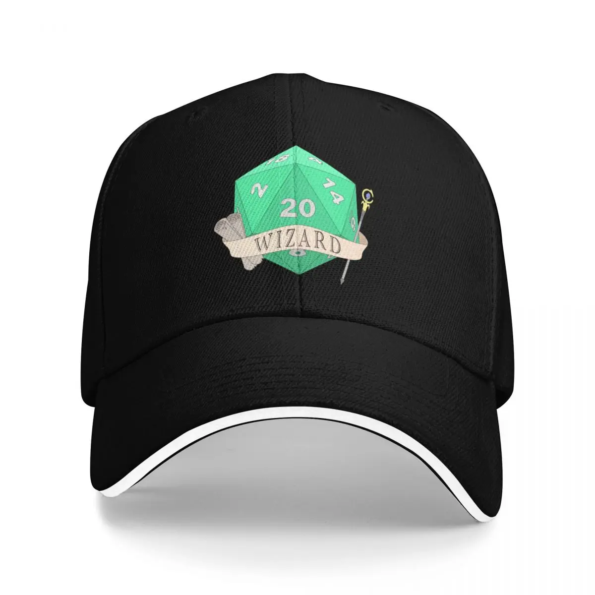 

D20 Wizard Baseball Cap Streetwear Horse Hat Caps Male Women's