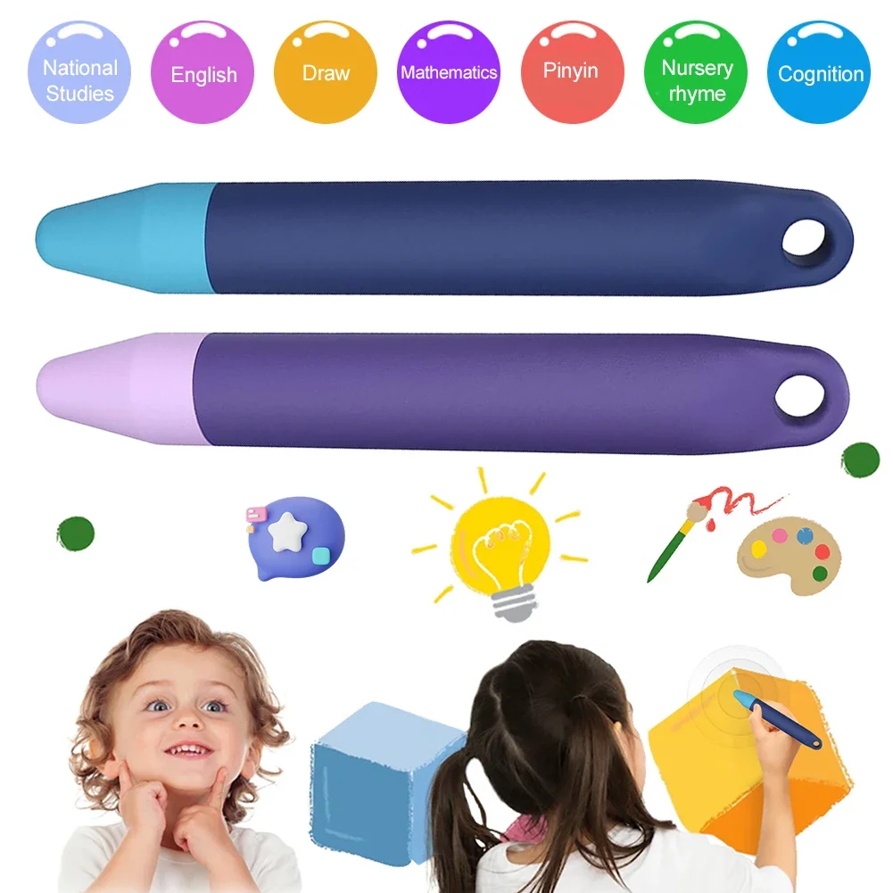 

Kids Stylus Pens with Tethers Universal Touch Screen Capacitive Stylus Easy Grip Stylus Pen Pencil for iPad for Amazon Fire Kids