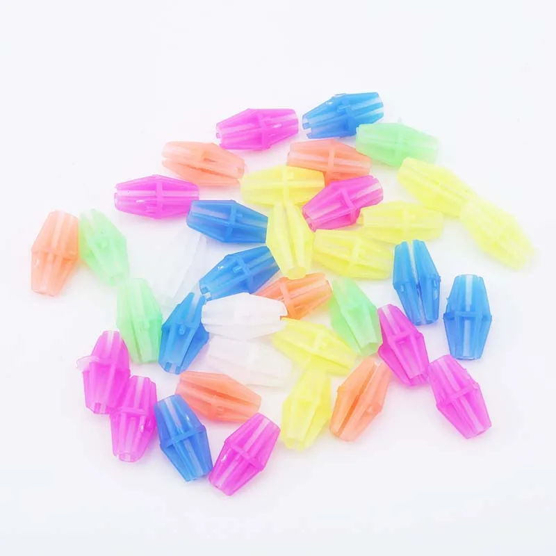 26/36Pcs Colorful Safety Kids Clip Bicycle Round Multi-Color Love Heart Stars Wheel Bike Accessories Decoration Bead Spoke Beads