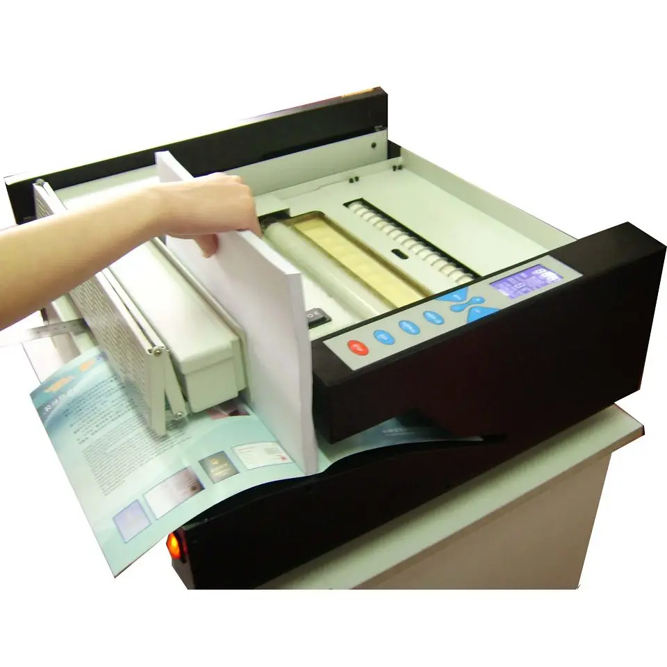 

LCD Display Automatic A4 Size Book Glue Binder Machine J400