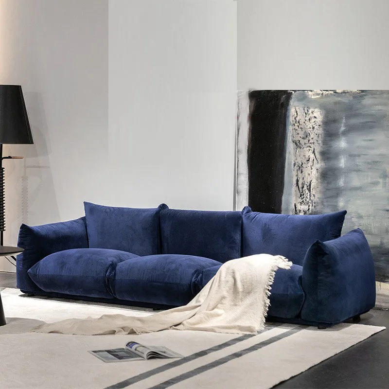 

Light luxury bread sofa technology fabric Nordic extremely simple Italian modern leisure small apartment