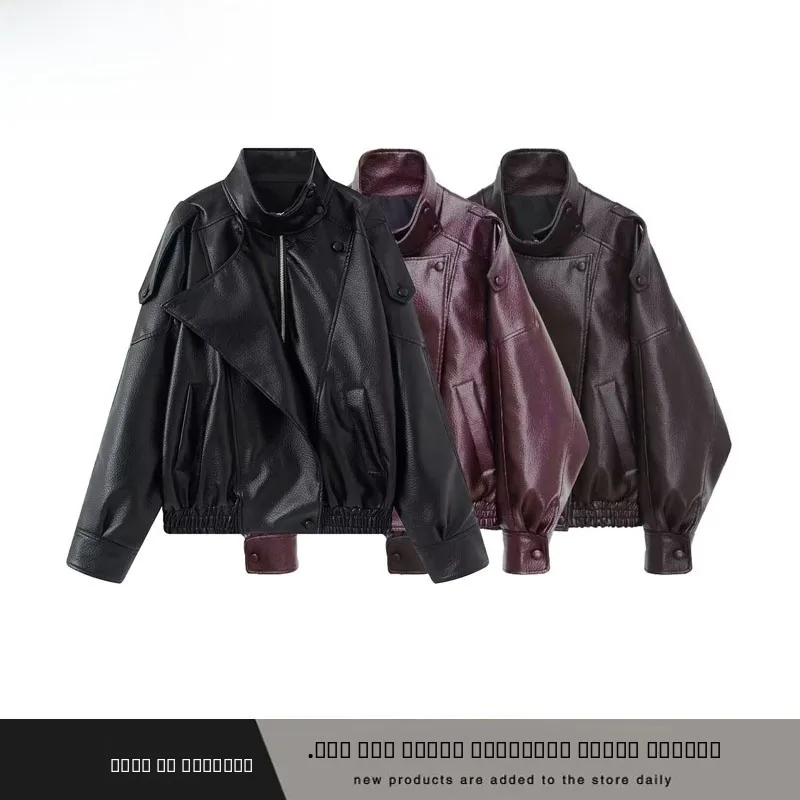 معطف نسائي طويل بياقة واقفة من Faionable Street Sle للخريف والشتاء وصل حديثًا معطف خارجي متعدد الاستخدامات #1